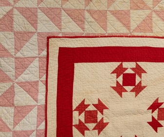 VIRGINIA PIECED QUILTS, LOT OF TWO