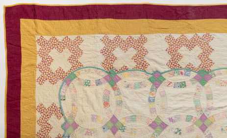 AMERICAN PIECED QUILTS, LOT OF TWO