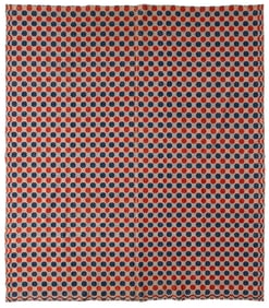 SHENANDOAH VALLEY OF VIRGINIA OVERSHOT COVERLET