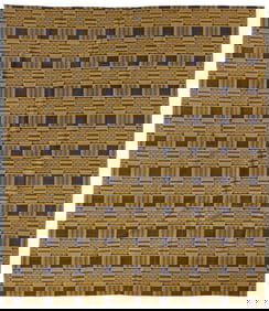 VALLEY OF VIRGINIA OVERSHOT COVERLET