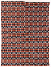 VALLEY OF VIRGINIA OVERSHOT COVERLET