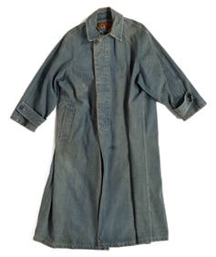 VINTAGE CALVIN KLEIN DENIM MEN'S OVERSIZED / TRENCH COAT