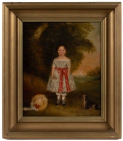 AMERICAN OR BRITISH SCHOOL (19TH CENTURY) PORTRAIT OF A CHILD