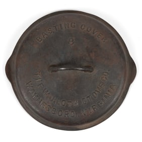 W. J. LOTH STOVE CO., WAYNESBORO, VIRGINIA CAST-IRON NO. 8 BASTING / DUTCH OVEN COVER