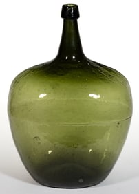 BLOWN-MOLDED GLASS DEMIJOHN / LARGE UTILITY BOTTLE
