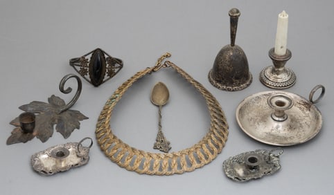 S. KIRK & SON AND OTHER STERLING SILVER ARTICLES, LOT OF SIX