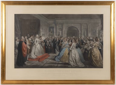 AMERICAN MARTHA WASHINGTON HISTORICAL PRINT