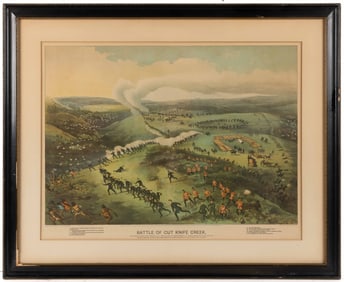 CANADIAN RIEL REBELLION HISTORICAL PRINT