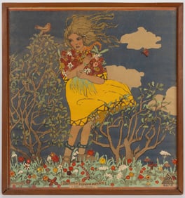 FRANZ CIZEK (AUSTRIAN, 1865-1946) PORTRAIT OF BERTA ZUCKERMANN PRINT