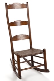 SHENANDOAH VALLEY OF VIRGINIA OAK ROCKER / ROCKING CHAIR