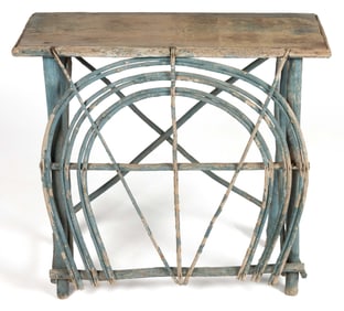APPALACHIAN PAINTED TWIG STAND TABLE