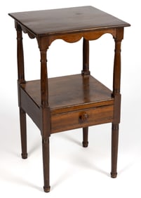 MID-ATLANTIC POPLAR BEDSIDE STAND / TABLE