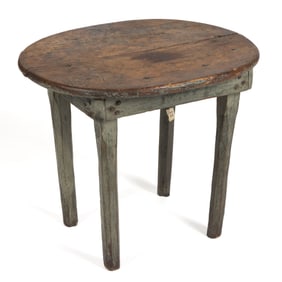 MID-ATLANTIC COUNTRY YELLOW PINE DIMINUTIVE SIDE STAND / TABLE