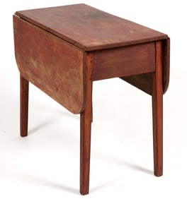 NEW ENGLAND PAINTED BIRCH FALL-LEAF BREAKFAST TABLE