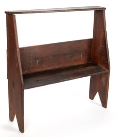 AMERICAN PAINTED PINE BUCKET BENCH