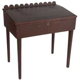 AMERICAN COUNTRY PAINTED PINE DESK