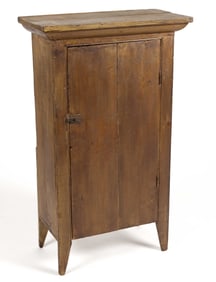 AMERICAN COUNTRY PAINTED PINE DIMINUTIVE CUPBOARD