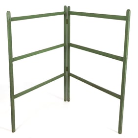 AMERICAN COUNTRY PAINTED PINE AND POPLAR DRYING RACK