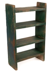AMERICAN PAINTED PINE DIMINUTIVE HANGING SHELF