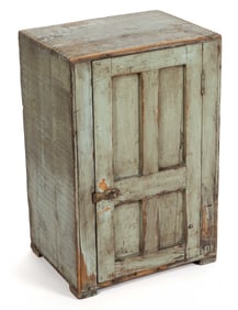 COUNTRY PAINTED DIMINUTIVE SIDE CABINET / STAND