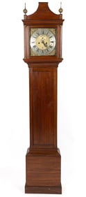 BRITISH REGIONAL OAK TALL-CASE CLOCK