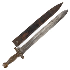CIVIL WAR CONFEDERATE FOOT ARTILLERY SWORD AND SCABBARD