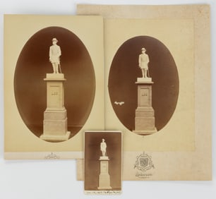 CIVIL WAR CONFEDERATE GEN. ROBERT E. LEE PHOTOGRAPHS, LOT OF THREE