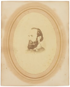 CIVIL WAR CONFEDERATE GEN. THOMAS J. "STONEWALL" JACKSON PORTRAIT PHOTOGRAPH