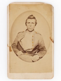 CIVIL WAR CONFEDERATE VALLEY OF VIRGINIA SOLDIER CDV PHOTOGRAPH