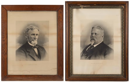 AMERICAN HISTORICAL PRINT OF CONFEDERATE PRESIDENT JEFFERSON DAVIS