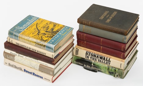 SHENANDOAH VALLEY AND OTHER VIRGINIA CIVIL WAR HISTORICAL VOLUMES, LOT OF 13