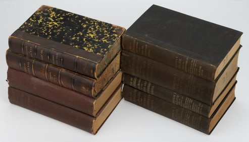 ANTIQUARIAN CIVIL WAR HISTORICAL VOLUMES, LOT OF EIGHT