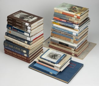 VINTAGE AND MODERN CIVIL WAR HISTORICAL VOLUMES, LOT OF 44