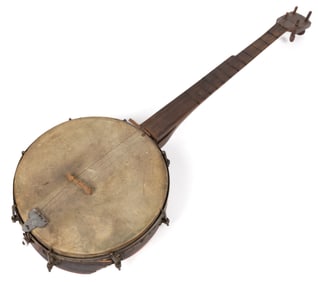 ROCKINGHAM CO., SHENANDOAH VALLEY OF VIRGINIA FOLK ART BANJO