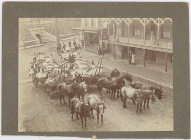 HARPER'S FERRY, WEST VIRGINIA, POWHATAN COLLEGE ASSOCIATED STREET PHOTOGRAPH