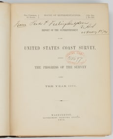 ANTIQUARIAN UNITED STATES COAST SURVEY WITH MAPS