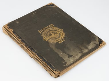 RARE ANTIQUARIAN RICHMOND, VIRGINIA ATLAS WITH VA / WV SPRINGS PRINTS