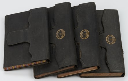 NEW YORK PHOTOGRAPHER'S / FARMER'S DIARY VOLUMES, LOT OF FOUR