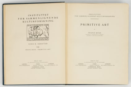 NATIVE AMERICAN AND PRIMITIVE ART ACADEMIC VOLUME