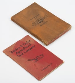 ORIGINAL MANUFACTURERS ARCHITECTURAL AND AGRICULTURAL / FARM IMPLEMENT TRADE CATALOGS, LOT OF TWO