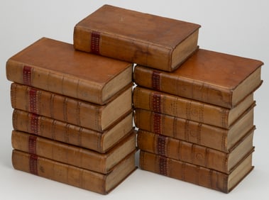 ANTIQUARIAN BRITISH LAW VOLUMES WITH NORTH CAROLINA SENATOR OWNERSHIP, LOT OF 11