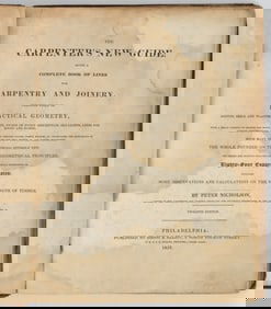 ANTIQUARIAN ARCHITECTURE / CARPENTRY GUIDE VOLUME