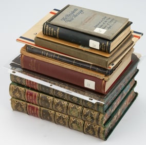 ANTIQUARIAN AMERICAN HISTORICAL VOLUMES, LOT OF 13