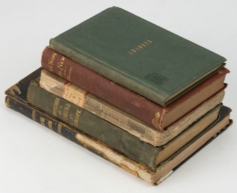 ANTIQUARIAN VIRGINIA LITERARY VOLUMES, LOT OF FIVE
