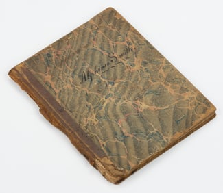 WASHINGTON COLLEGE, ROCKBRIDGE CO., SHENANDOAH VALLEY OF VIRGINIA MANUSCRIPT COPY BOOK