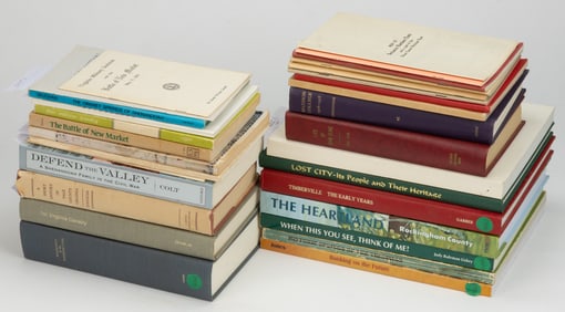 SHENANDOAH VALLEY OF VIRGINIA HISTORICAL VOLUMES, LOT OF 30