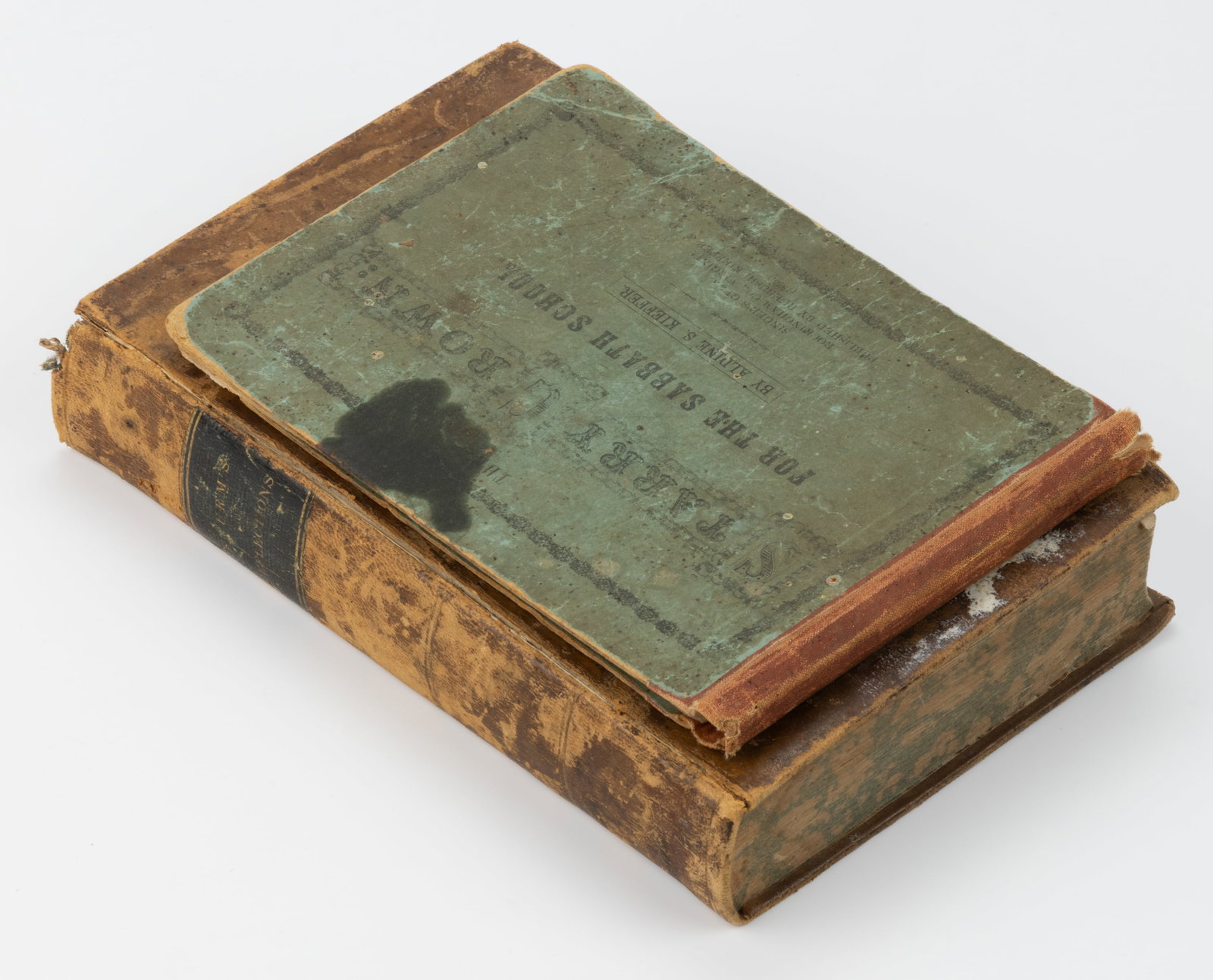 ANTIQUARIAN ROCKINGHAM CO., SHENANDOAH VALLEY OF VIRGINIA IMPRINT VOLUMES, LOT OF TWO: ANTIQUARIAN ROCKINGHAM CO., SHENANDOAH VALLEY OF VIRGINIA IMPRINT VOLUMES, LOT OF TWO, (1) Sturm's Reflections on the Works of God, and his Providence Throughout All Nature. Complete in One V