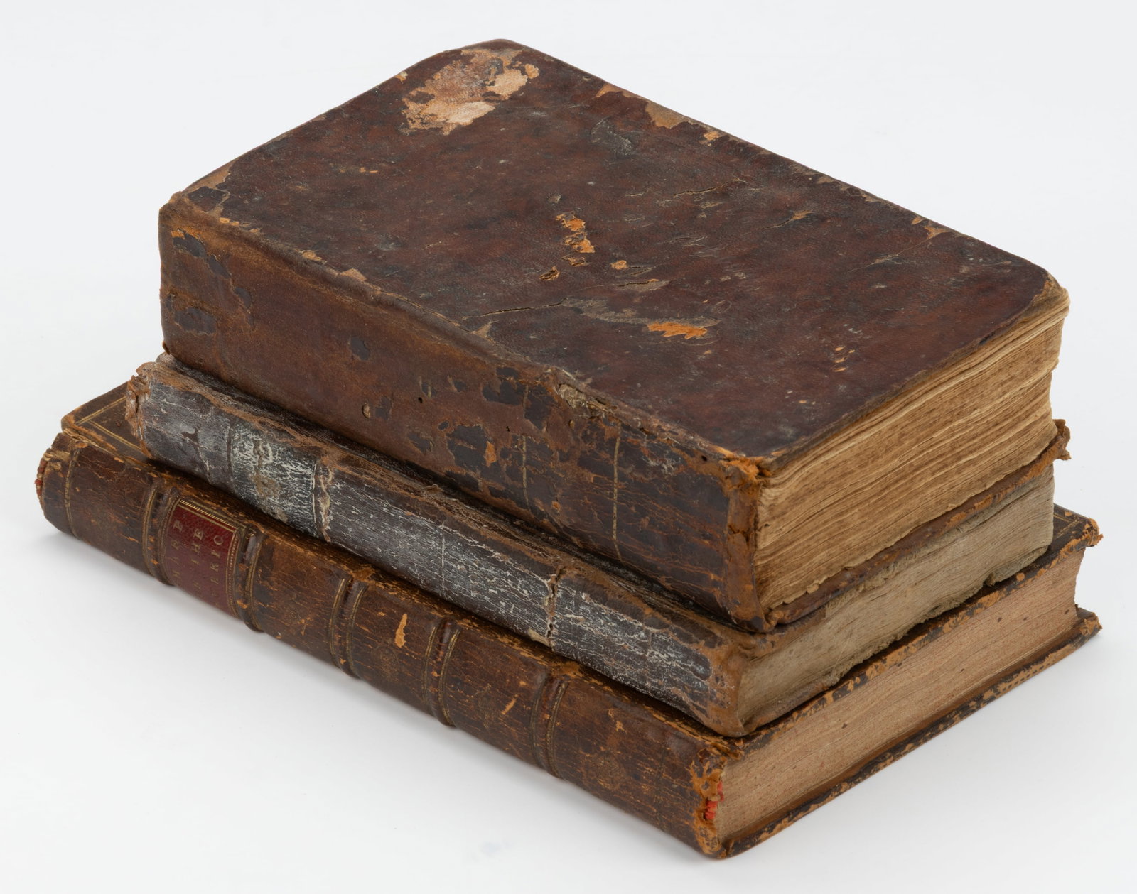 ANTIQUARIAN RELIGIOUS VOLUMES, LOT OF THREE: ANTIQUARIAN RELIGIOUS VOLUMES, LOT OF THREE, (1) Sharp, The Rubric in the Book of Common Prayer and the Canons of the Church of England, London, 1753; (2) The Book of Common Prayer, and