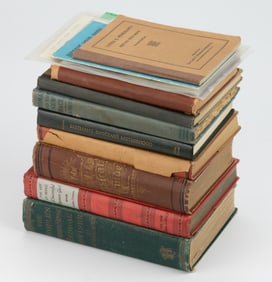 ANTIQUARIAN AND VINTAGE WOMEN'S STUDIES VOLUMES AND PRINTED MATERIALS, LOT OF 14