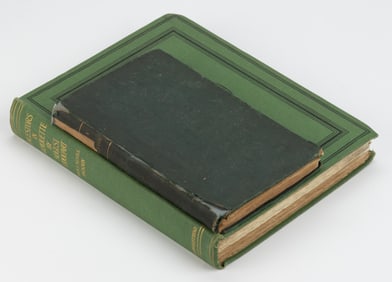 ANTIQUARIAN SILHOUETTE AND HAND-COLORED PLATES VOLUMES, LOT OF TWO